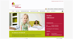 Desktop Screenshot of hamburgerwohnen.de
